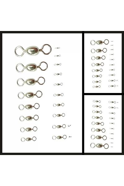 Uygunayakala Suitable-Catch (4 Pieces) No:3/0 Ty-10001 Steel Ball Swivel-SWIVEL.130