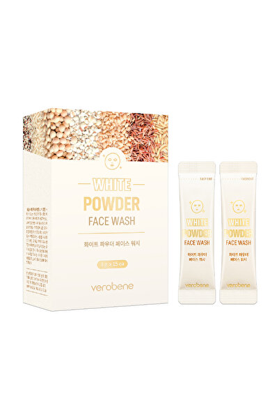 VEROBENE White Powder Face Wash Peeling Etkili Temizleyici Pirinç Özlü Enzim ...