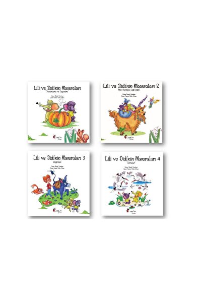 Puslu Yayıncılık Lili ve Didi Seti/ 4 kitap Seti - 1.sınıf çocuk kitapları