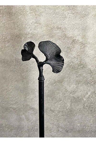 Jenisa Decorative Roll Paper Towel Holder with White Round Marble Black Ginkgo Accessories