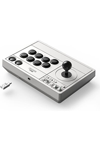 8Bitdo Arcade Stick Kablosuz Xbox Series, Xbox One Series Ve PC Uyumlu Beyaz