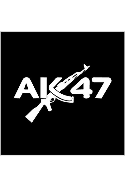 SEÇ Keleş AK-47 Yazı Ve Resim Sticker Çok Amaçlı Sticker