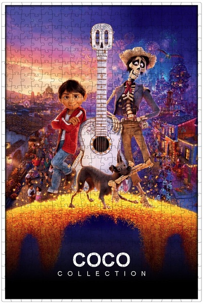 Jeronkarji Coco Collection Film Posterinin 500 Parça Puzzle Yapbozu