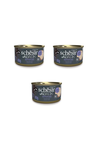 Schesir After Dark Pate Tavuklu ve Ördekli Konserve 80 Gr. X 3 Adet