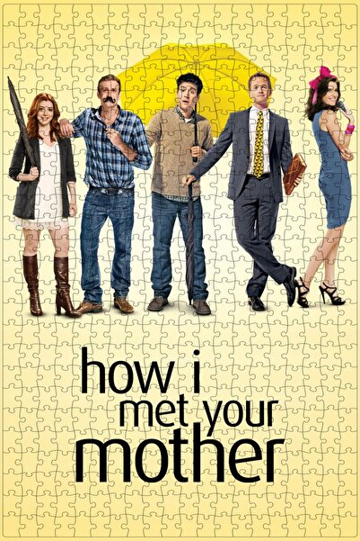Jeronkarji How I Met Your Mother (2005) Film Posterinin 500 Parça Puzzle Yapbozu