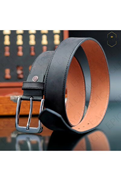 Eagle Epic Curea pentru bărbați din denim sport din piele naturală 100%.