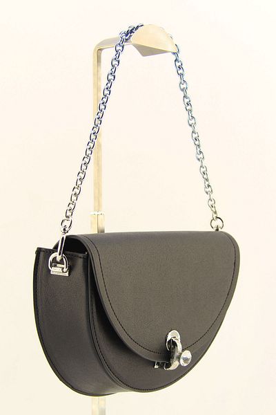 HNB Women's Black Baguette Handbag