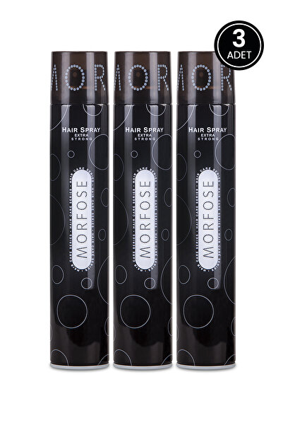 Morfose Extra Strong Saç Spreyi 400 ml 3 Adet