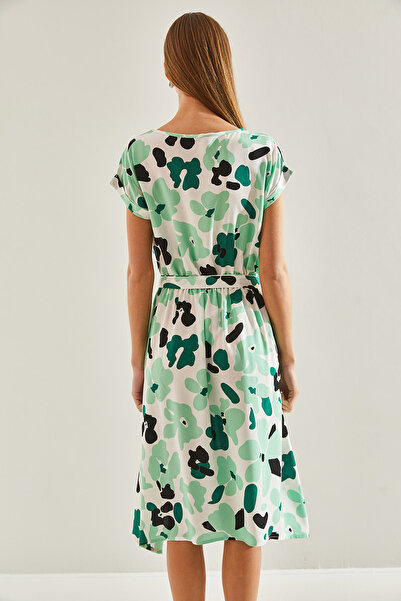 Bianco Lucci Női több mintás elasztikus derékruha60101047