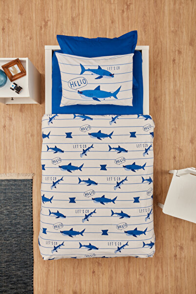 Karaca Home Young Shark Tek Kişilik Pike Takımı Blue