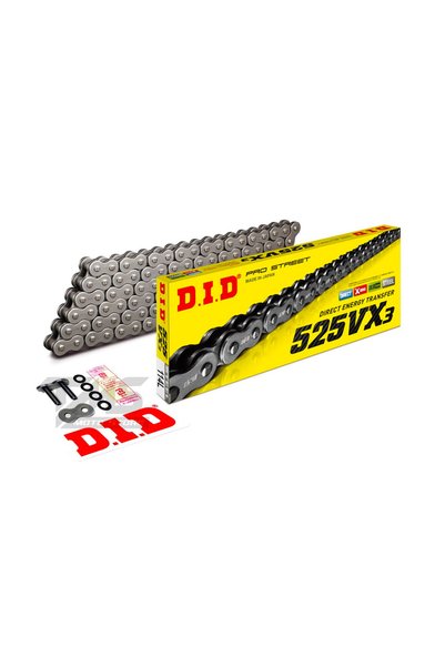 D.I.D Did 525VX3-104 Link Çelik Zincir (X-RİNG) | Ducati Hypermotard / Evo / SP 2007&1100CC