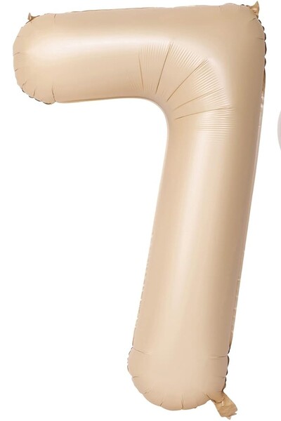 Bkmc رقم العمر 74 سم ريترو بيج ميلك كوفي بالون فويل