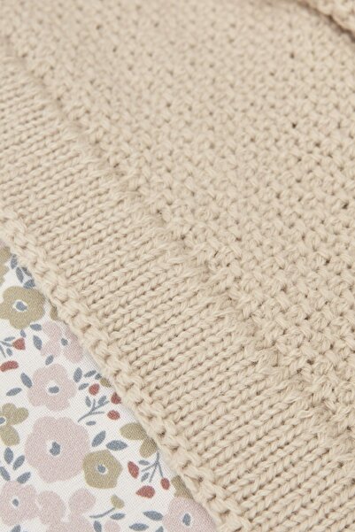 Karaca Home Little Honey Knitwear Blanket Beige