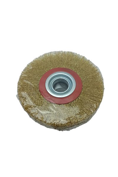 MEHAK Circle Fringed Wire Brush 175 mm Professional for Stone Engines