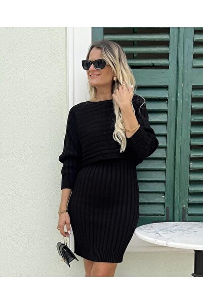 Generic Brand Bolero pleteni set haljina