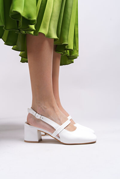 Riccon Linnorel Women's Heeled Shoes0012109 White Skin