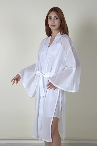 ARİNNASİDE Women's Pajama Set Slit Dressing Gown Kimono