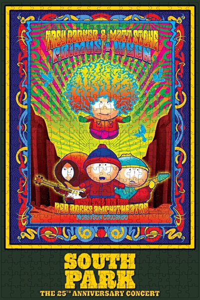 Jeronkarji South Park: The 25th Anniversary Concert (2022) Film Posterinin 500 Parça Puzzle Yapbozu Sürüm4