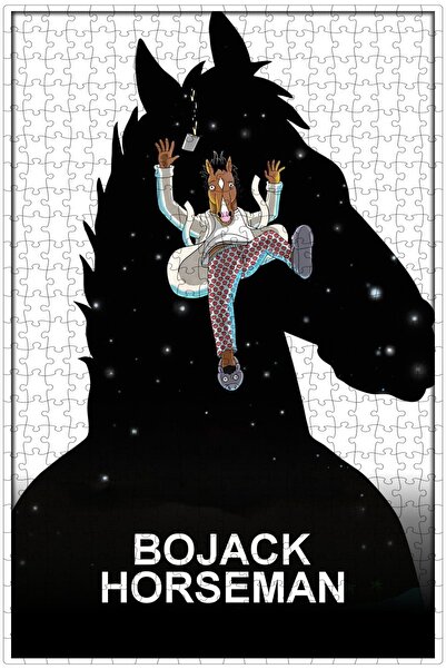Jeronkarji BoJack Horseman (2014) Film Posterinin 500 Parça Puzzle Yapbozu