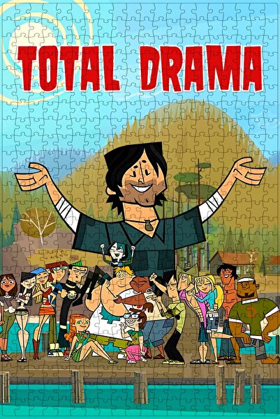 Jeronkarji Total Drama Island (2007) Film Posterinin 500 Parça Puzzle Yapbozu