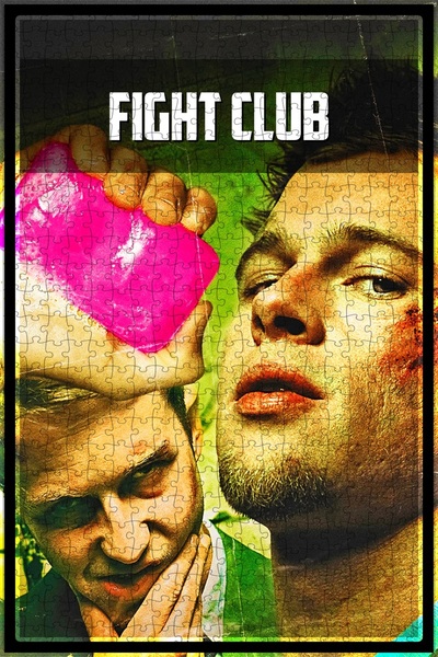 Jeronkarji Fight Club (1999) Film Posterinin 500 Parça Puzzle Yapbozu
