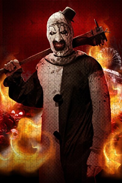 Jeronkarji Terrifier 2 (2022) Film Posterinin 500 Parça Puzzle Yapbozu