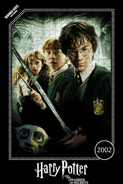 Jeronkarji Harry Potter and the Chamber of Secrets (2002) Film Posterinin 500 Parça Puzzle Yapbozu Sürüm5