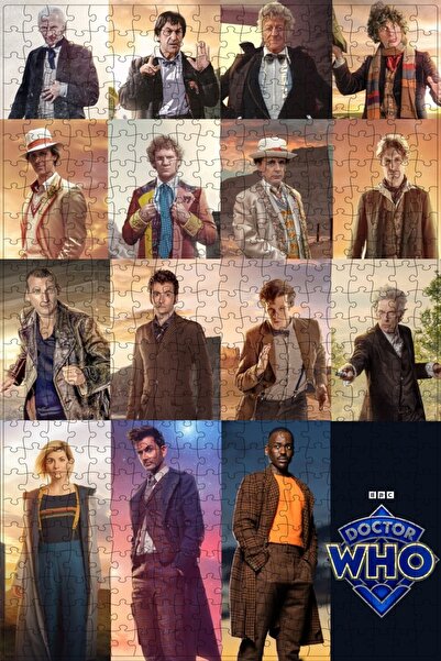 Jeronkarji Doctor Who Collection Film Posterinin 500 Parça Puzzle Yapbozu