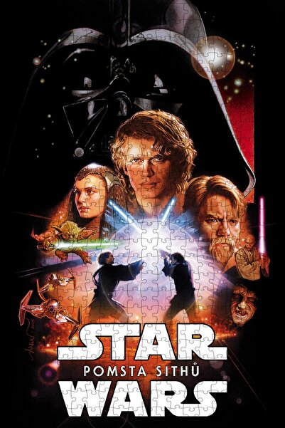 Jeronkarji Star Wars: Episode III - Revenge of the Sith (2005) Film Posterinin 500 Parça Puzzle Yapbozu