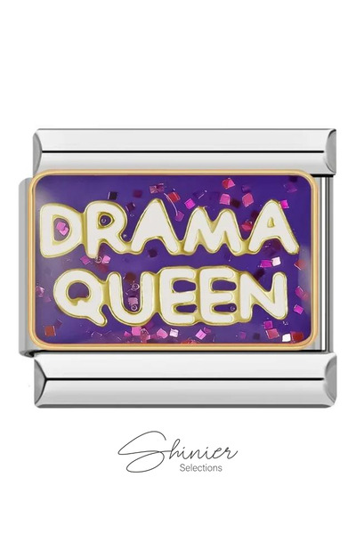 Genel Markalar İtalyan Paslanmaz Çelik 9mm Drama Queen Charm