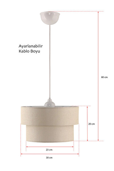 Art&Gift Rakkas Otantik Hasır Krem Pasta Sarkıt Yatak Odası Avize Salon Avize Yemek Odası