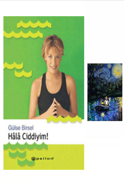puslurotalar Hala Ciddiyim - Gülse Birsel(Koleksiyon Kitap) + Mavi Gece Stiker
