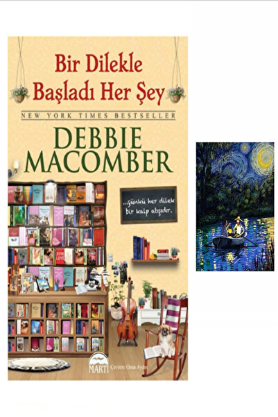 puslurotalar Bir Dilekle Başladı Her Şey -Debbie Macomber (Koleksiyon Kitap) + Mavi Gece Stiker