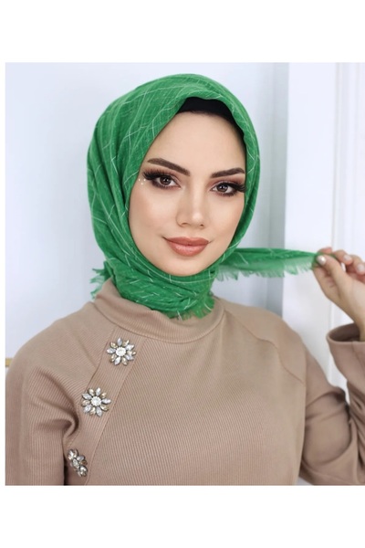 Trablus Γυναικείο βαμβακερό κασκόλ Hijab // Λινό κασκόλ με φινίρισμα