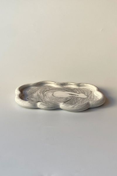 sin istanbul Cloud Plate Marble Pattern