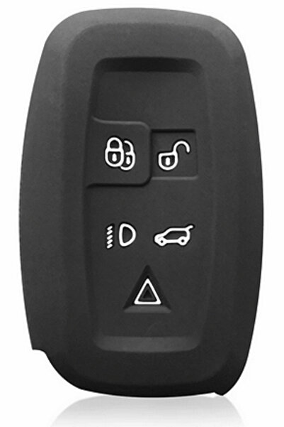 TRENDLIFEOTO Husă pentru chei din silicon cu 5 butoane compatibilă cu Land Rover compatibilă cu Range Rover, anti-zgârieturi (1 buc)
