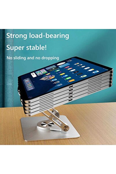Asfal 360° Rotating 17 inch Compatible Foldable Portable Desktop Phone, Macbook, Tablet, Laptop Holder