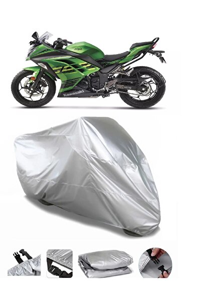 autolion مشمع دراجة نارية كاواساكي نينجا 300 رمادي عالي الجودة