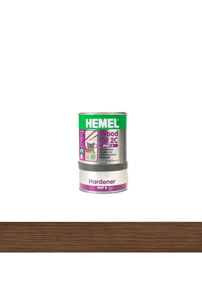 Hemel 15063 Wood Oil 2c Ahşap Için Doğal Yağ 900ml Chocolate