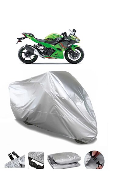 autolion مشمع دراجة نارية كاواساكي نينجا 400 رمادي عالي الجودة