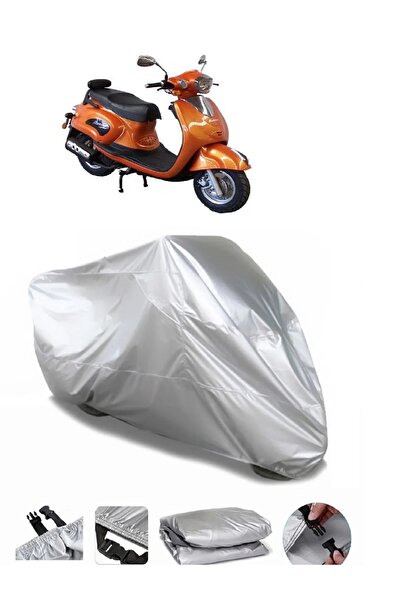 autolion مشمع مونديال 125 كيلو فولت للدراجات النارية باللون الرمادي عالي الجودة