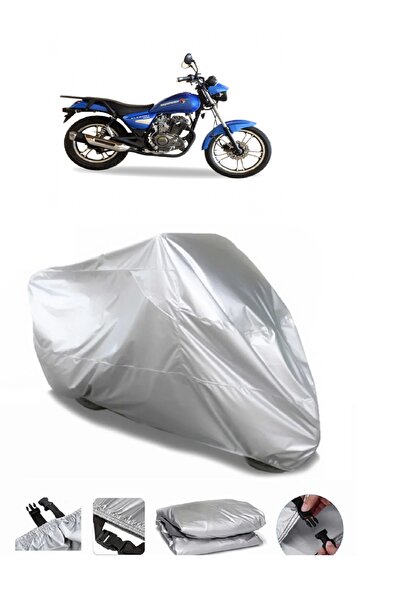 AUTOLION Asya Elegant 150 Gray Motorcycle Tarpaulin Premium Quality