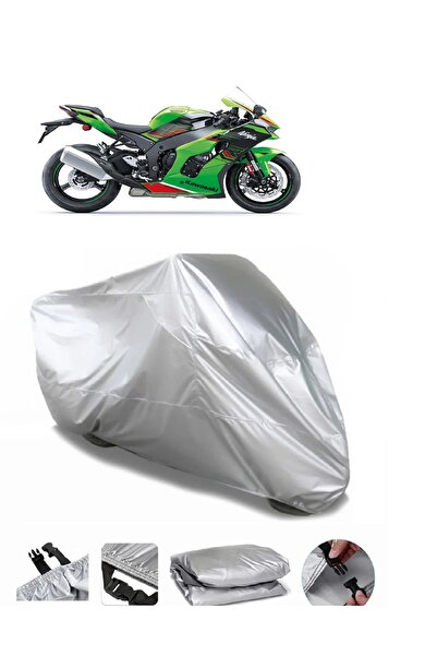 autolion مشمع دراجة نارية كاواساكي نينجا ZX-10R باللون الرمادي عالي الجودة