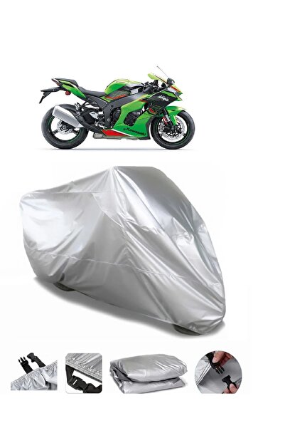 autolion مشمع دراجة نارية كاواساكي نينجا ZX-10RR باللون الرمادي عالي الجودة