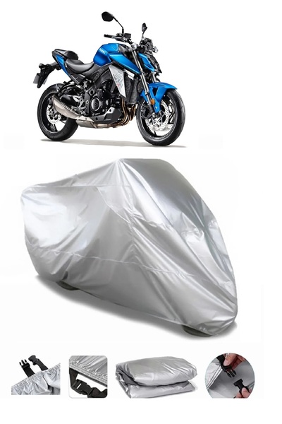 AUTOLION مشمع دراجة نارية سوزوكي GSX-S 950 باللون الرمادي عالي الجودة