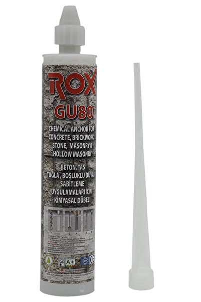 Rox Gu80 Epoksi Kimyasal Kartuş 300 ml