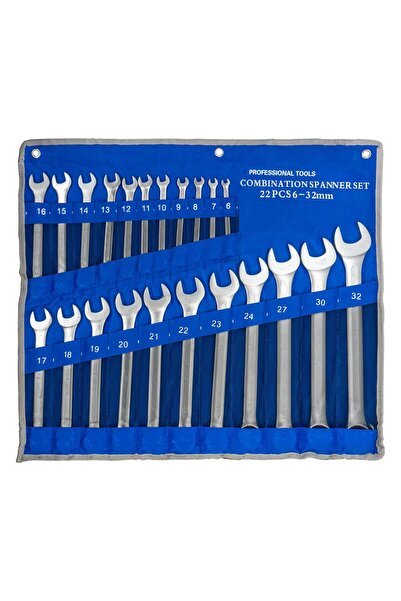 Titi طقم مفتاح ربط مدمج 6104 6-32 مم 22 قطعة (مع حقيبة قماش)