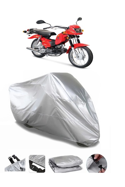 AUTOLION Kanuni Zebra 90 Gray Motorcycle Tarpaulin Premium Quality