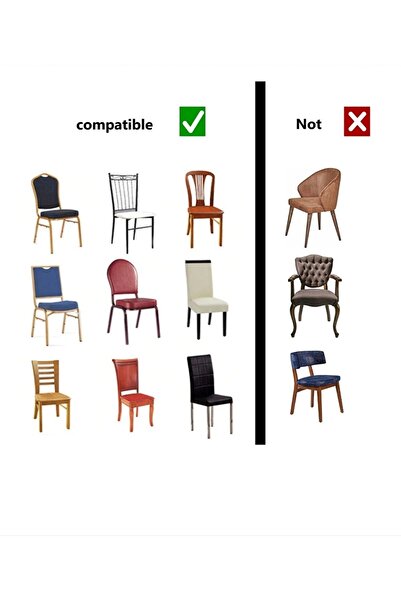 seltenet Kaliteli Likralı Kadife Sandalye Örtüsü Sandalye Kılıfı Mutfak Sandalye Örtüsü