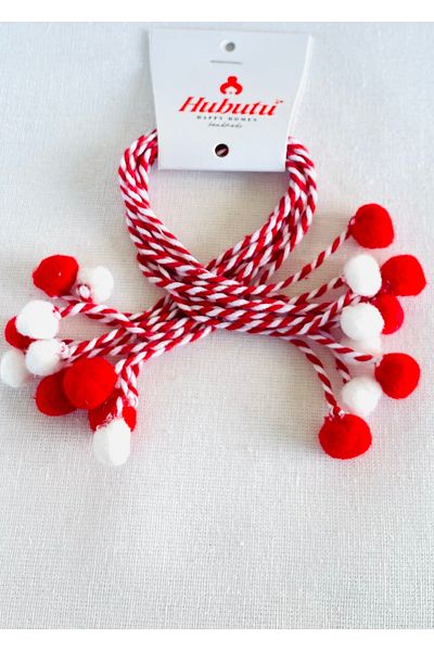 Concept HuBuTU Gift Set of 10 Unlocked Martentica Wishes with Pompoms, Luck, Love, Couple, Lover Bracelet